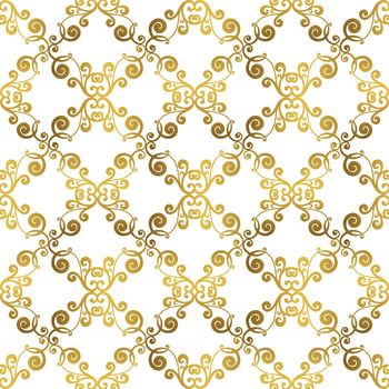Vector damask vintage baroque ornament. Retro pattern antique style acanthus. Seamless pattern