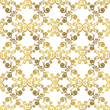 Vector damask vintage baroque ornament. Retro pattern antique style acanthus. Seamless pattern