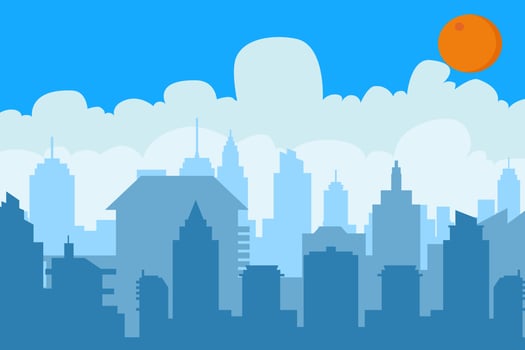 Modern City Skyline Vector illustration