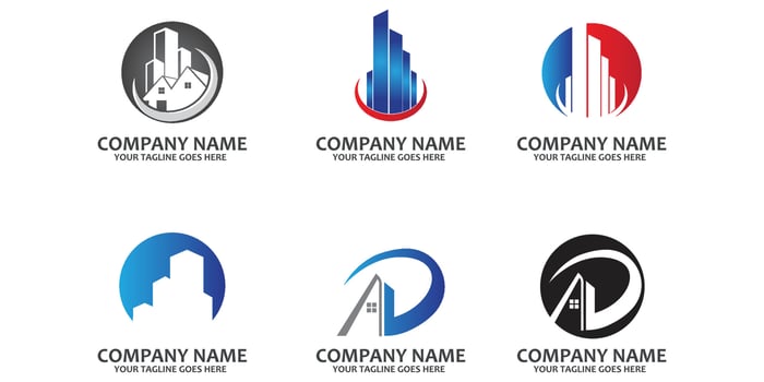 Property and Construction logo free vector icon