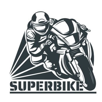 Superbike vector illustration