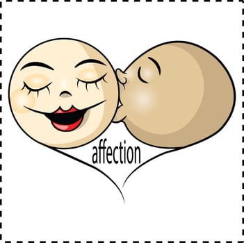 symbol of love for men and women vector