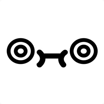 entranced cute face icon vector