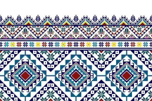 Tartreez Palestinian abstract geometric ethnic textile pattern design. Aztec fabric carpet mandala ornaments textile decorations wallpaper. Tribal boho native seamless textile traditional embroidery vector