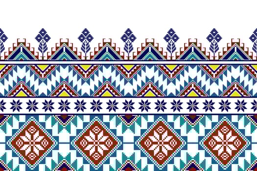 Tartreez Palestinian abstract geometric ethnic textile pattern design. Aztec fabric carpet mandala ornaments textile decorations wallpaper. Tribal boho native seamless textile traditional embroidery vector