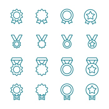medal and award simple icon vector