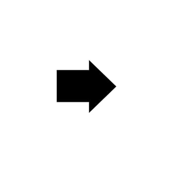 arrow and direction simple icon vector