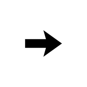 arrow and direction simple icon vector