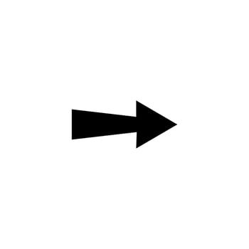 arrow and direction simple icon vector