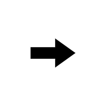 arrow and direction simple icon vector