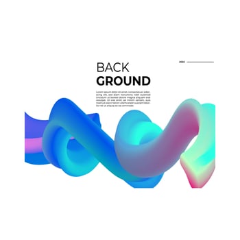 Colorful liquid abstract rainbow background vector