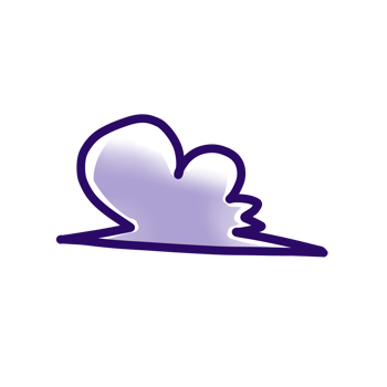 Cloud sticker illustration png
