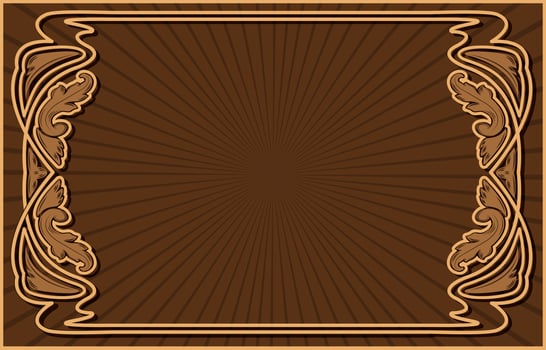 Art Nouveau Simple Background vector