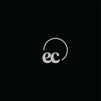 EC initials logo monogram vector