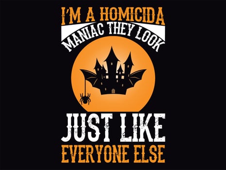 Halloween t-shirt design file vector