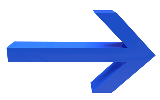 arrow sign 3d render png