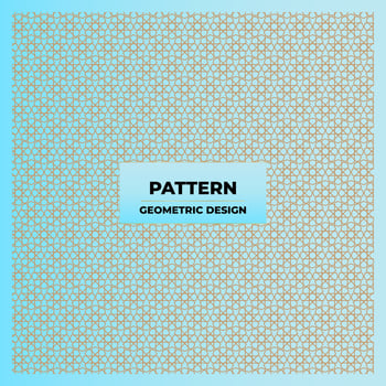 Geometric pattern design vector