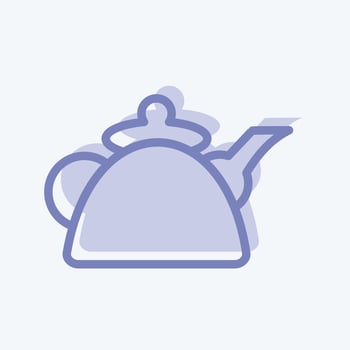 Icon Kettle. suitable for education symbol. two tone style. simple design editable. design template vector. simple illustration vector