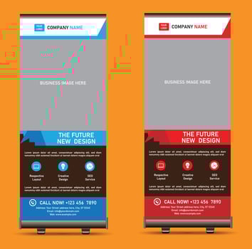 Signage Board Design For Business vector