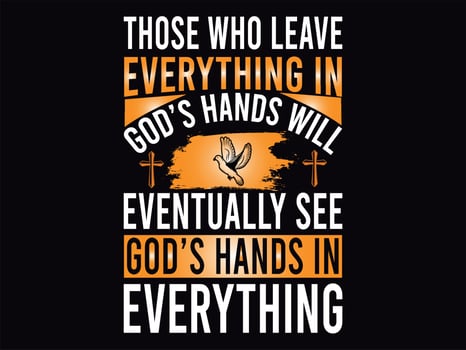 Christian  t-shirt design vector