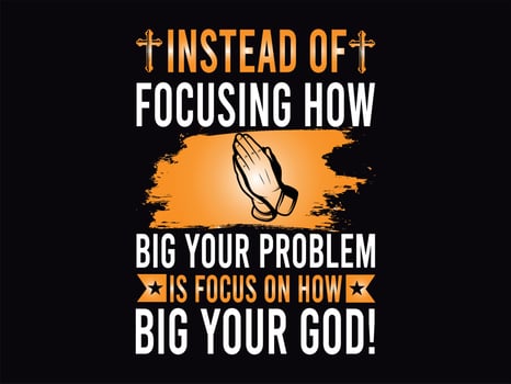 Christian  t-shirt design vector