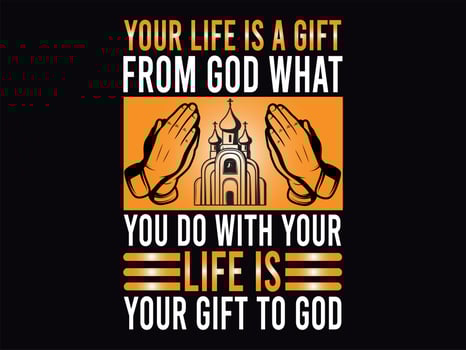 Christian  t-shirt design vector