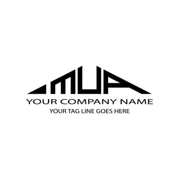 MUA letter logo creative design with vector graphic