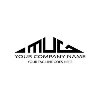 MUG letter logo creative design with vector graphic
