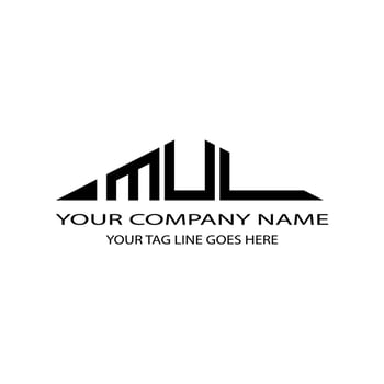 MUL letter logo creative design with vector graphic