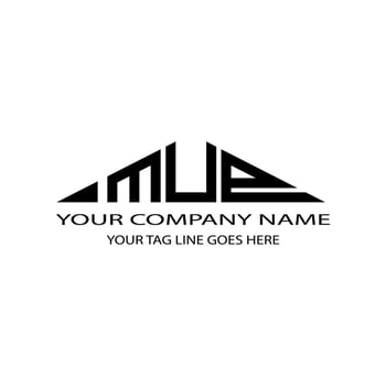 MUP letter logo creative design with vector graphic