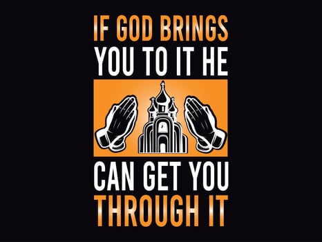 Christian  t-shirt design vector