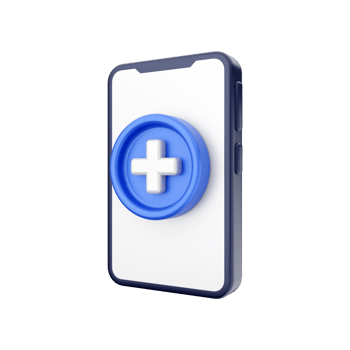3d smartphone function icon illustration png