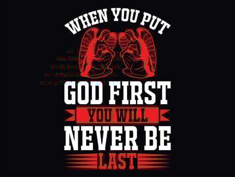 Christian  t-shirt design vector