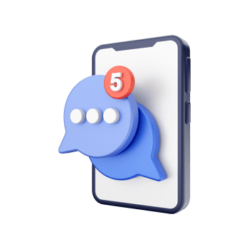 3d smartphone function icon illustration png