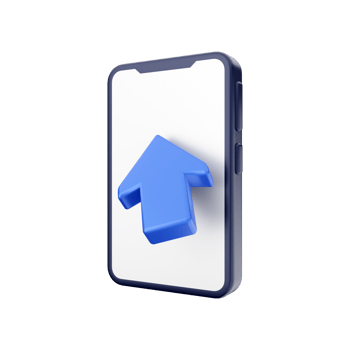 3d smartphone function icon illustration png