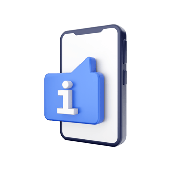 3d smartphone function icon illustration png