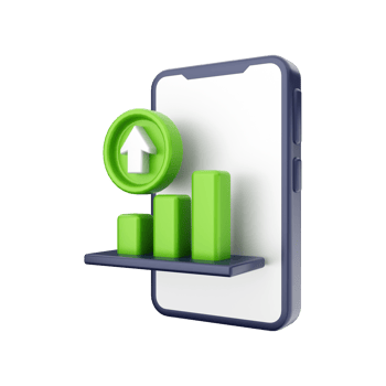 3d smartphone function icon illustration png