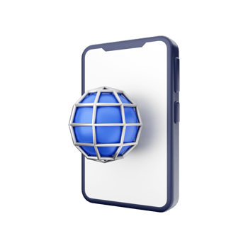 3d smartphone function icon illustration png