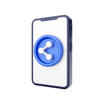 3d smartphone function icon illustration png