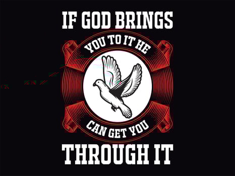 Christian  t-shirt design vector