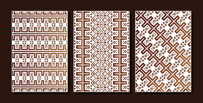 Cover of elegant pattern motif vector