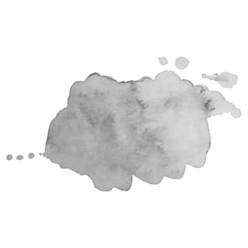 Watercolor black and white backgrounds. .Abstract isolated monochrome vector watercolor stain.