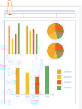 Infographics semi flat color vector object