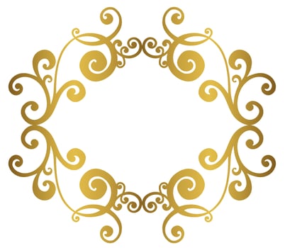 Vector damask vintage baroque scroll ornament swirl. Victorian monogram heraldic shield swirl.Retro floral leaf pattern border foliage antique  acanthus calligraphy engraved tattoo. Tile decor element