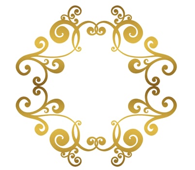 Vector damask vintage baroque scroll ornament swirl. Victorian monogram heraldic shield swirl.Retro floral leaf pattern border foliage antique  acanthus calligraphy engraved tattoo. Tile decor element