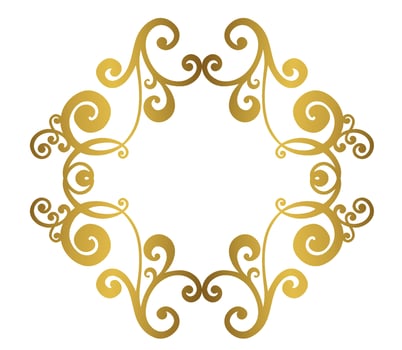 Vector damask vintage baroque scroll ornament swirl. Victorian monogram heraldic shield swirl.Retro floral leaf pattern border foliage antique  acanthus calligraphy engraved tattoo. Tile decor element