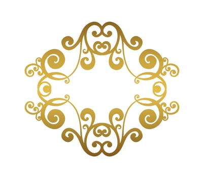 Vector damask vintage baroque scroll ornament swirl. Victorian monogram heraldic shield swirl.Retro floral leaf pattern border foliage antique  acanthus calligraphy engraved tattoo. Tile decor element
