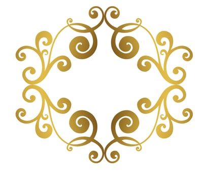Vector damask vintage baroque scroll ornament swirl. Victorian monogram heraldic shield swirl.Retro floral leaf pattern border foliage antique  acanthus calligraphy engraved tattoo. Tile decor element