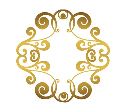 Vector damask vintage baroque scroll ornament swirl. Victorian monogram heraldic shield swirl.Retro floral leaf pattern border foliage antique  acanthus calligraphy engraved tattoo. Tile decor element