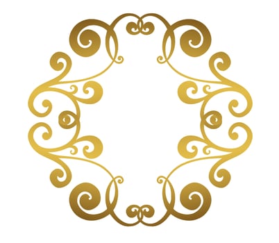 Vector damask vintage baroque scroll ornament swirl. Victorian monogram heraldic shield swirl.Retro floral leaf pattern border foliage antique  acanthus calligraphy engraved tattoo. Tile decor element